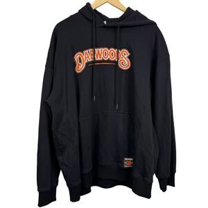 Dabwoods French Terry Black Streetwear Hoodie Mens Size 3XL